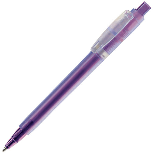 Kugelschreiber Baron ´03 Ice Frosty , mattes lila, ABS, 13,30cm (Länge), Bild 2