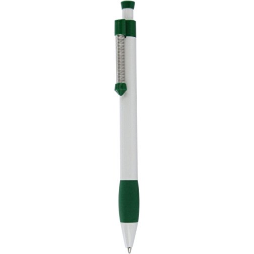 Kugelschreiber Spring Grippy , Ritter-Pen, minz-grün/weiß, ABS-Kunststoff, 14,10cm (Länge), Bild 1