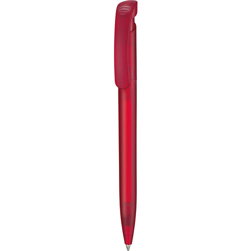 Kugelschreiber CLEAR FROZEN , Ritter-Pen, feuer-rot, ABS-Kunststoff, 14,80cm (Länge), Bild 1