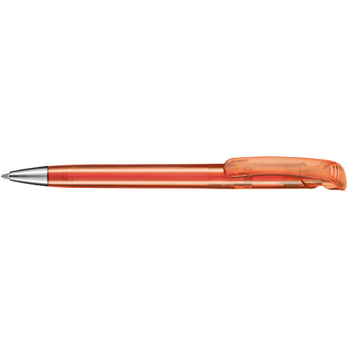 Kugelschreiber BONITA TRANSPARENT , Ritter-Pen, flamingo, ABS-Kunststoff, 14,80cm (Länge), Bild 3