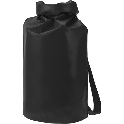 Drybag SPLASH , Halfar, schwarz matt, Plane, 15,00cm x 51,00cm x 23,00cm (Länge x Höhe x Breite), Bild 1