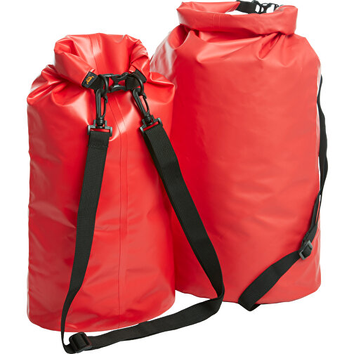 Drybag SPLASH 2 , Halfar, rot, Plane, 19,50cm x 59,00cm x 30,00cm (Länge x Höhe x Breite), Bild 5