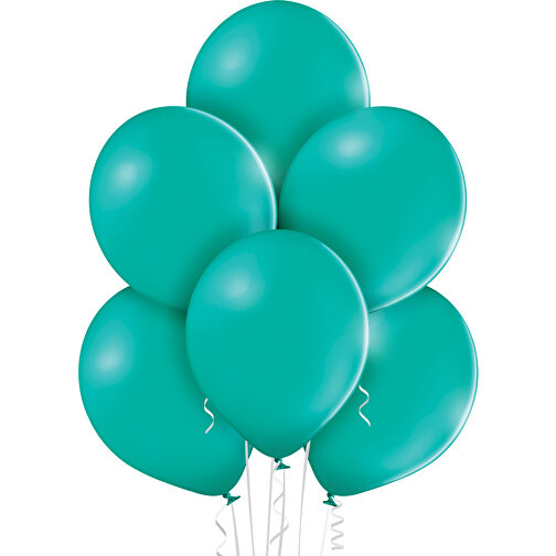 Luftballon 100-110cm Umfang , türkis, Naturlatex, 33,00cm x 36,00cm x 33,00cm (Länge x Höhe x Breite), Bild 2