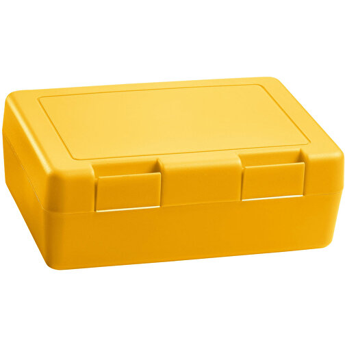 Vorratsdose 'Dinner-Box' , standard-gelb, Kunststoff, 18,00cm x 6,50cm x 13,00cm (Länge x Höhe x Breite), Bild 1