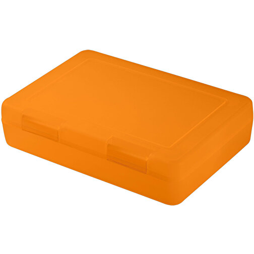 Vorratsdose 'Snack-Box' , trend-orange PP, Kunststoff, 18,00cm x 4,20cm x 12,50cm (Länge x Höhe x Breite), Bild 1