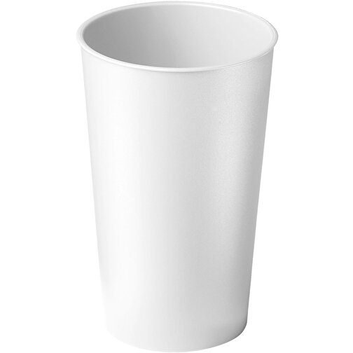 Trinkbecher 'Colour' 0,4 L , weiß, Kunststoff, 13,60cm (Höhe), Bild 1