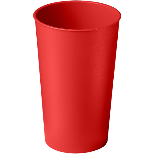 Trinkbecher 'Colour' 0,4 L , standard-rot, Kunststoff, 13,60cm (Höhe), Bild 1