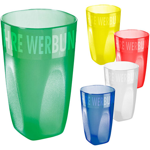 Trinkbecher 'Maxi Cup' 0,4 L , trend-gelb PP, Kunststoff, 13,00cm (Höhe), Bild 2