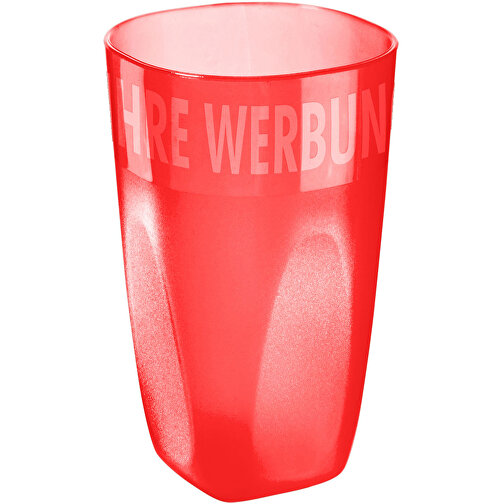 Trinkbecher 'Maxi Cup' 0,4 L , trend-rot PP, Kunststoff, 13,00cm (Höhe), Bild 1