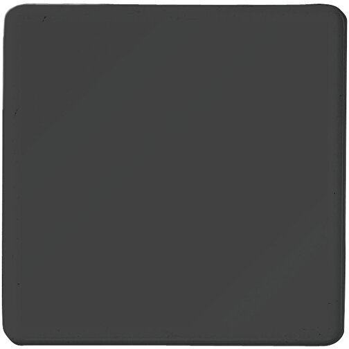 Magnet 'Quadrat' , schwarz, Kunststoff, 4,20cm x 0,70cm x 4,20cm (Länge x Höhe x Breite), Bild 1