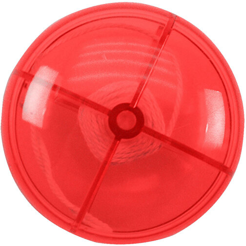 Jo-Jo 'Pro-Motion' , transparent-rot, Kunststoff, 3,00cm (Höhe), Bild 1