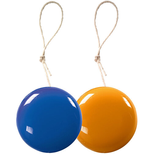 Jo-Jo 'Pro-Motion' , standard-blau PS/standard-gelb, Kunststoff, 3,00cm (Höhe), Bild 1