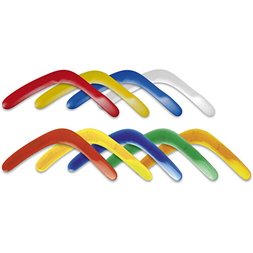 Bumerang 'Mini' , standard-orange, Kunststoff, 32,00cm x 0,40cm x 3,40cm (Länge x Höhe x Breite), Bild 2