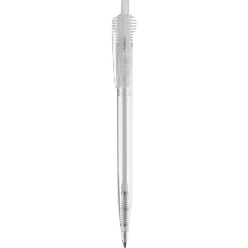 Kugelschreiber Cosmo Transparent , transparent weiß, ABS, 14,70cm (Länge), Bild 1