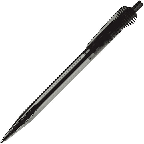 Kugelschreiber Cosmo Transparent , transparent schwarz, ABS, 14,70cm (Länge), Bild 2