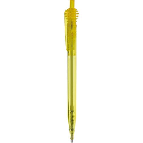 Kugelschreiber Cosmo Transparent , transparent gelb, ABS, 14,70cm (Länge), Bild 1