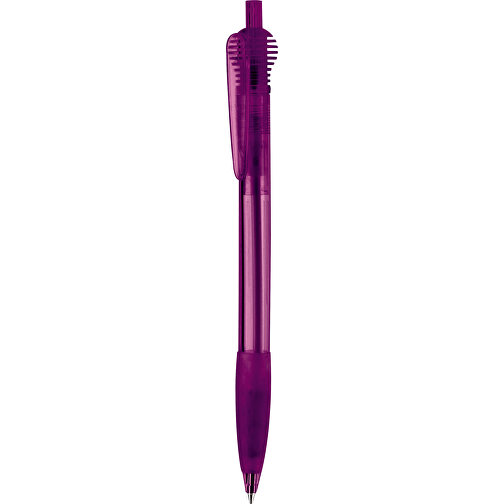 Kugelschreiber Cosmo Grip Transparent , transparent violett, ABS, 14,70cm (Länge), Bild 1