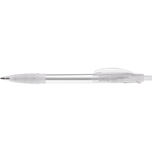 Kugelschreiber Cosmo Transparent , transparent weiß, ABS, 14,50cm (Länge), Bild 3