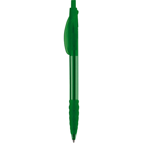 Kugelschreiber Cosmo Transparent , transparent grün, ABS, 14,50cm (Länge), Bild 1