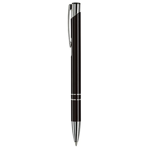 Kugelschreiber Alicante Special , schwarz, Aluminium, 13,50cm (Länge), Bild 4