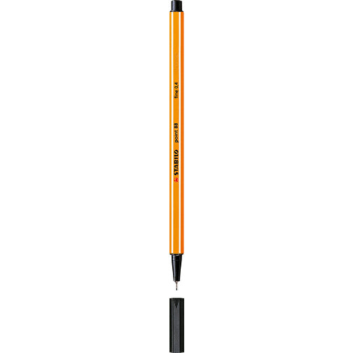 STABILO Point 88 Fineliner , Stabilo, schwarz, Kunststoff, 16,80cm x 0,80cm x 0,80cm (Länge x Höhe x Breite), Bild 1