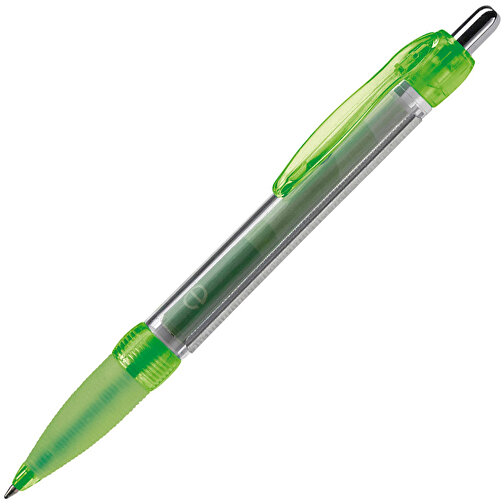 Banner Pen Transparent , transparent grün, ABS, 14,70cm (Länge), Bild 2