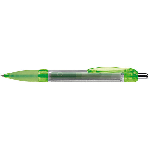Banner Pen Transparent , transparent grün, ABS, 14,70cm (Länge), Bild 3