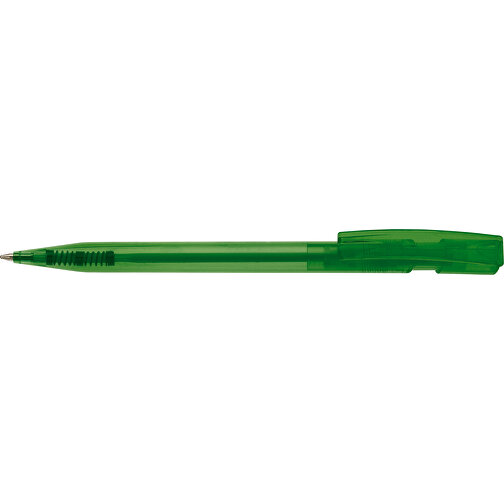 Kugelschreiber Nash Transparent , transparent grün, ABS, 14,50cm (Länge), Bild 3