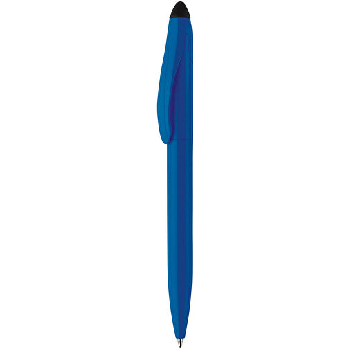 Stylus Kugelschreiber Touchy , blau / schwarz, ABS, 14,50cm (Länge), Bild 1