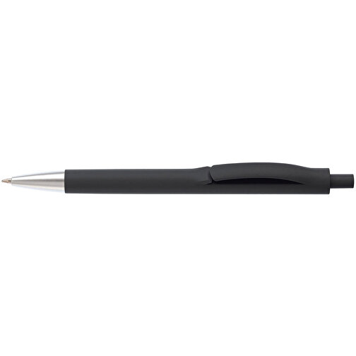 Kugelschreiber Basic X , schwarz, ABS, 14,00cm (Länge), Bild 3