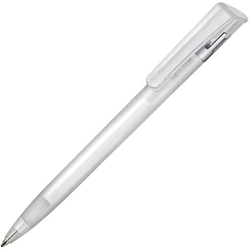 Kugelschreiber All-Star Frozen SI , Ritter-Pen, weiß-frost/silber, ABS-Kunststoff, 14,70cm (Länge), Bild 2