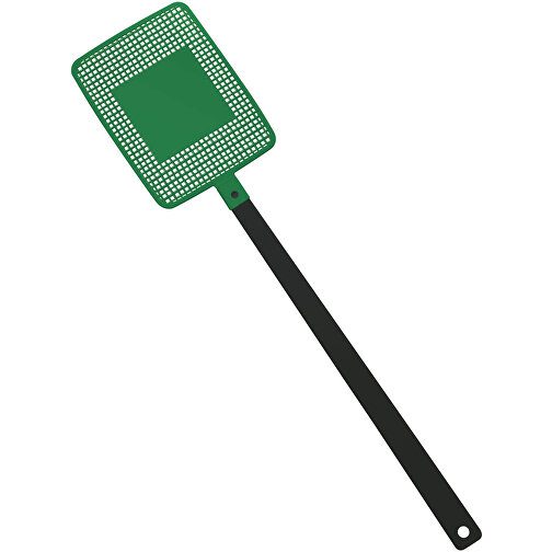 Fliegenklatsche 'Rechteck' , schwarz, grün, PPC+PS, 43,50cm x 0,50cm x 10,00cm (Länge x Höhe x Breite), Bild 1