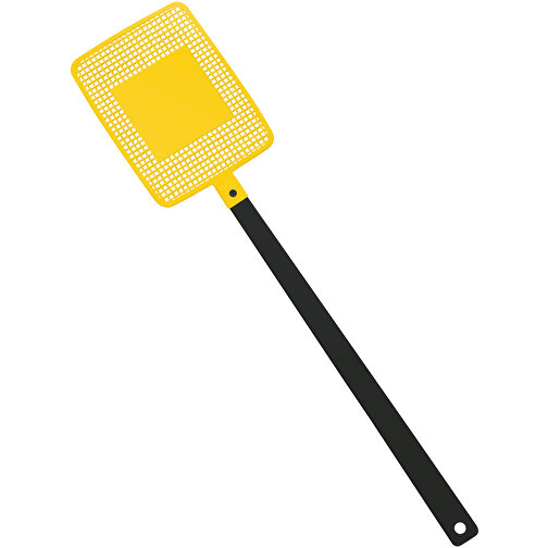 Fliegenklatsche 'Rechteck' , schwarz, gelb, PPC+PS, 43,50cm x 0,50cm x 10,00cm (Länge x Höhe x Breite), Bild 1