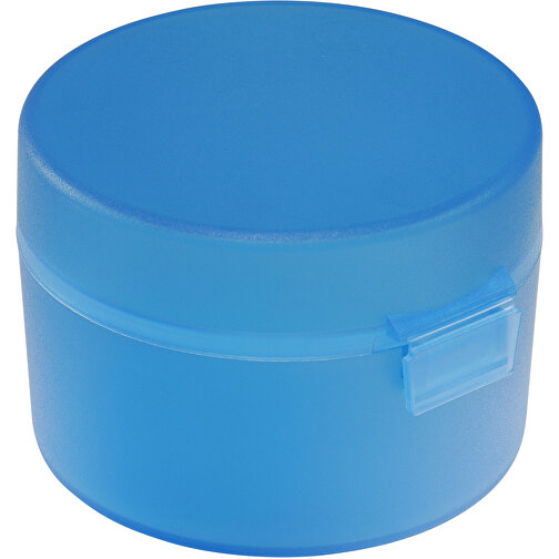 Obst-/Snackdose , gefrostet blau, PP, 5,00cm (Höhe), Bild 1