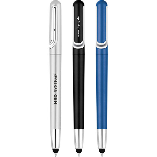 Touchscreen-Drehkugelschreiber 'Portia' , blau, ABS, 13,90cm (Länge), Bild 2