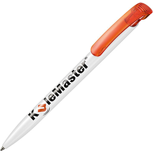 Kugelschreiber Clear ST , Ritter-Pen, flamingo, ABS-Kunststoff, 14,80cm (Länge), Bild 2