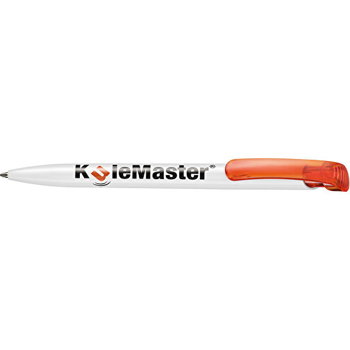 Kugelschreiber Clear ST , Ritter-Pen, flamingo, ABS-Kunststoff, 14,80cm (Länge), Bild 3
