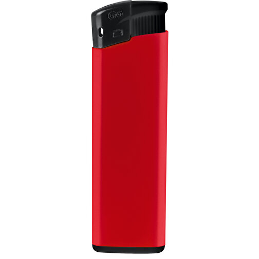 GO Fixflame Piezo Feuerzeug , rot, Kunststoff, 8,00cm x 1,00cm x 2,50cm (Länge x Höhe x Breite), Bild 1