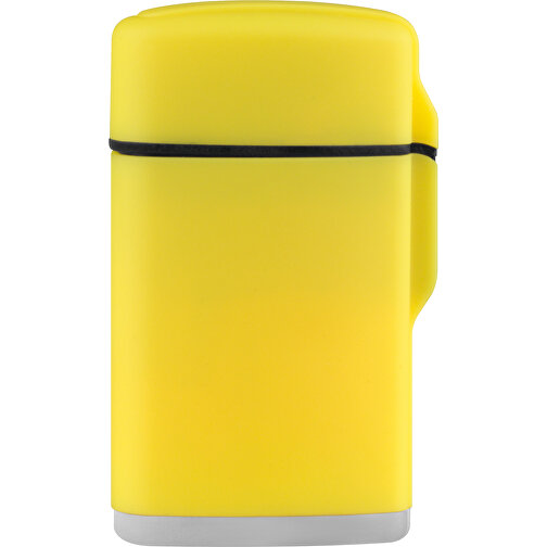 ZORR Rubber Jet-Flame Feuerzeug , gelb, Kunststoff, 6,50cm x 1,60cm x 4,00cm (Länge x Höhe x Breite), Bild 1