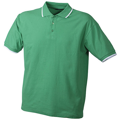 Polo piqué avec liseré contrasté homme, Image 1