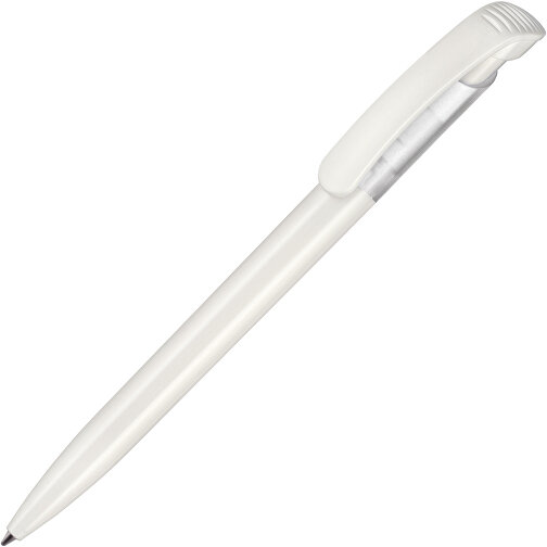 Kugelschreiber BIO-PEN , Ritter-Pen, weiß, Cellulose-Kunststoff ABS, 14,80cm (Länge), Bild 2
