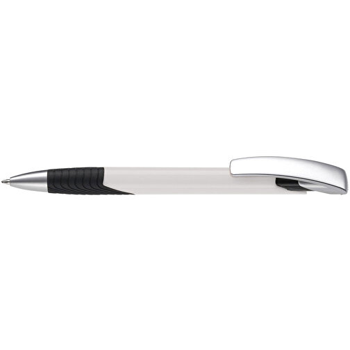 Kugelschreiber Zorro Special , weiss, ABS & Metall, 14,50cm (Länge), Bild 3