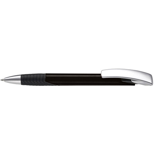 Kugelschreiber Zorro Special , schwarz, ABS & Metall, 14,50cm (Länge), Bild 3