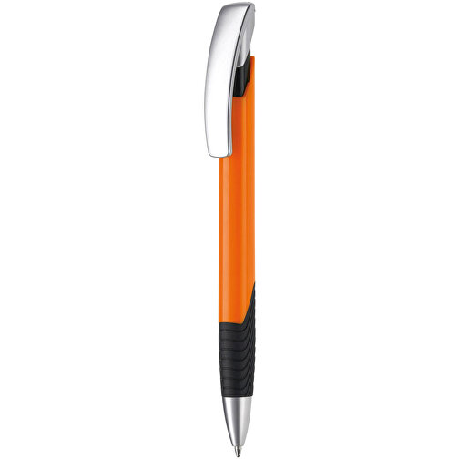Kugelschreiber Zorro Special , orange, ABS & Metall, 14,50cm (Länge), Bild 1