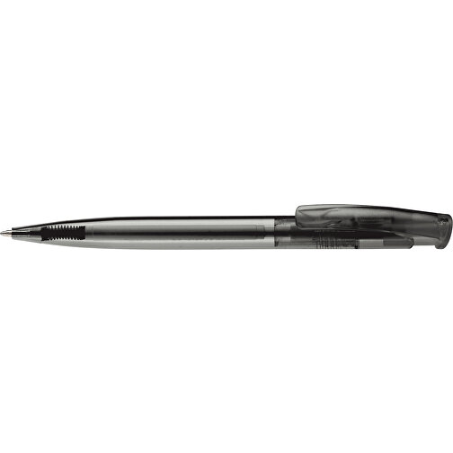 Kugelschreiber Avalon Transparent , transparent schwarz, ABS, 14,60cm (Länge), Bild 3