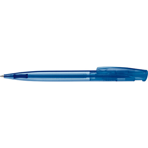 Kugelschreiber Avalon Transparent , transparent blau, ABS, 14,60cm (Länge), Bild 3