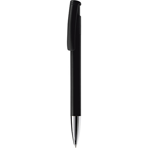 Kugelschreiber Avalon Hardcolour Mit Metallspitze , schwarz, ABS & Metall, 14,60cm (Länge), Bild 1