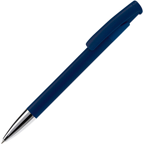 Kugelschreiber Avalon Hardcolour Mit Metallspitze , dunkelblau, ABS & Metall, 14,60cm (Länge), Bild 2