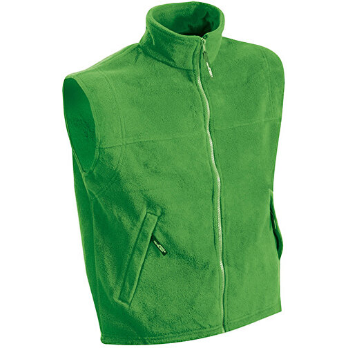 Fleece Vest , James Nicholson, lime-grün, 100% Polyester, M, , Bild 1