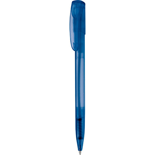 Kugelschreiber Deniro Frosty , gefrostet hellblau, ABS, 14,30cm (Länge), Bild 1